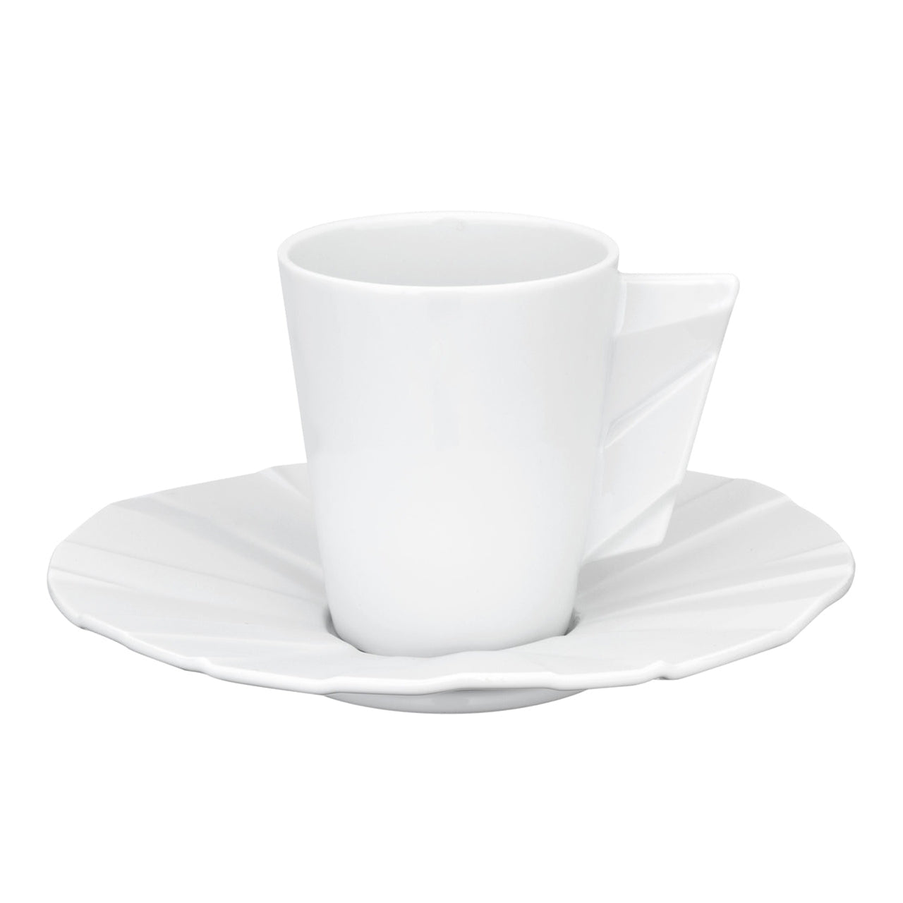 Vista Alegre Matrix Coffee Cup And Saucer By Bartek Mejor