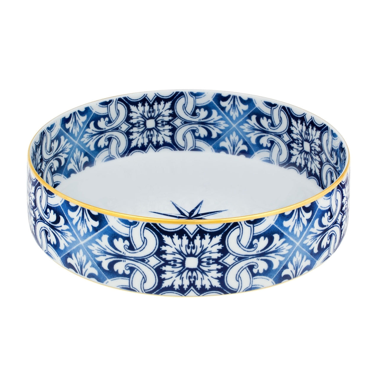 Vista Alegre Transatlantica Medium Salad Bowl Cardinal By Brunno Jahara