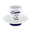 Vista Alegre Heteronimos Coffee Cups & Saucers By Catarina Pestana - Set of 4