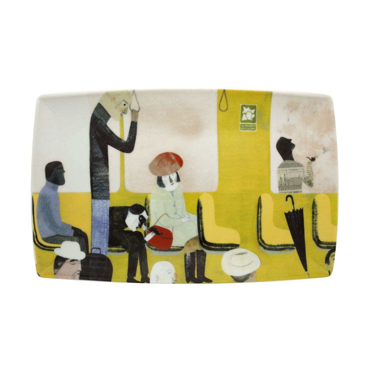 Vista Alegre 2I Rectangular Plate By Valerio Vidali