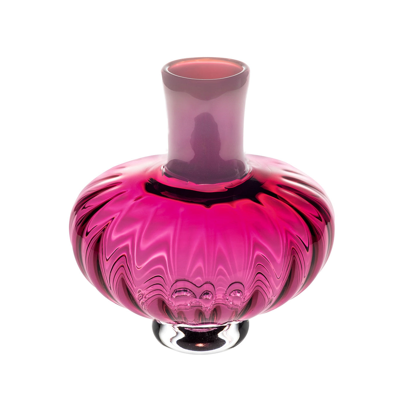 Vista Alegre unica Case with Small Vase Caneleto Pink