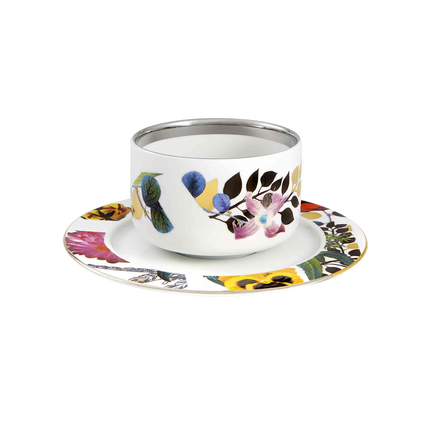 Vista Alegre Christian Lacroix - Primavera Tea Cups & Saucers By Christian Lacroix - Set of 2