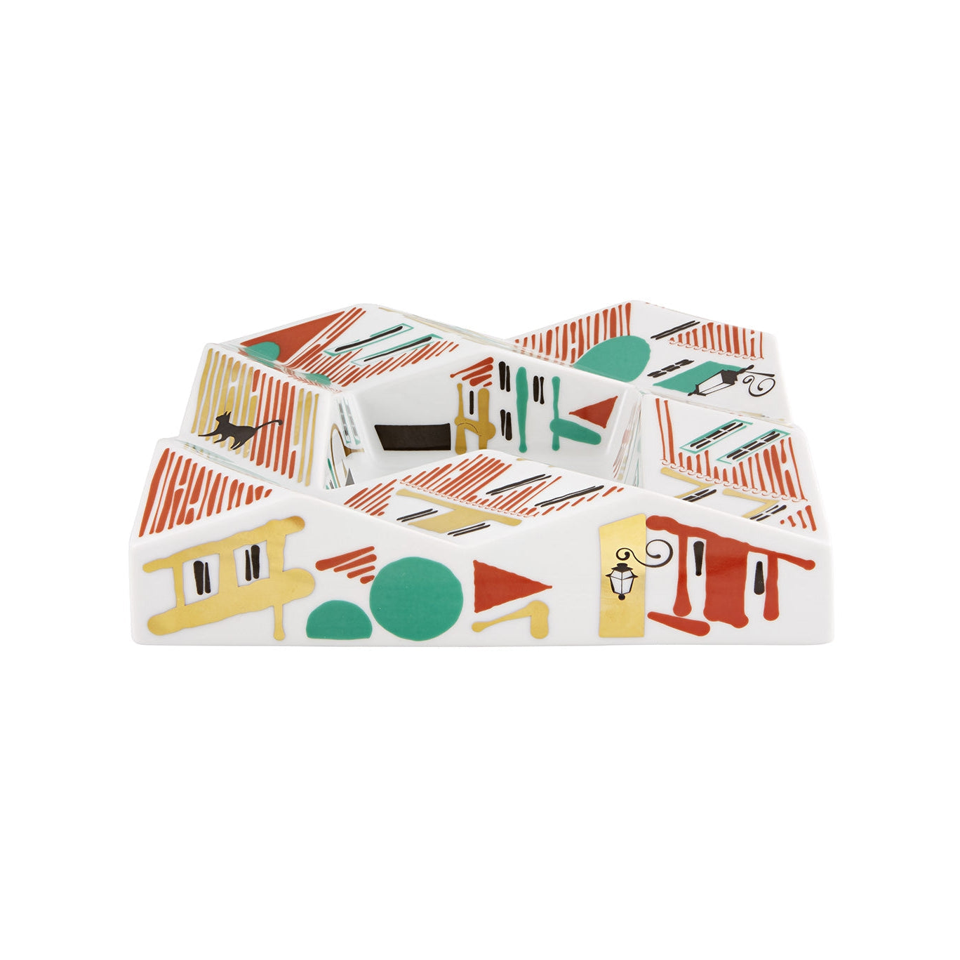 Vista Alegre Pessoa Square Catchall Tray By Andre Carrilho