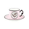 Vista Alegre Christian Lacroix - Herbariae Tea Cup And Saucer Pink By Christian Lacroix