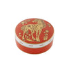 Vista Alegre Golden Large Round Box Horse