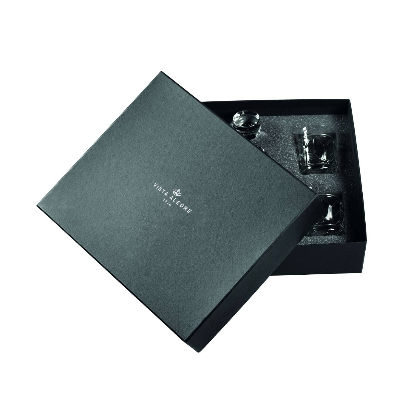 Vista Alegre Avenue Case with Whisky Decanter and 4 Old Fashion