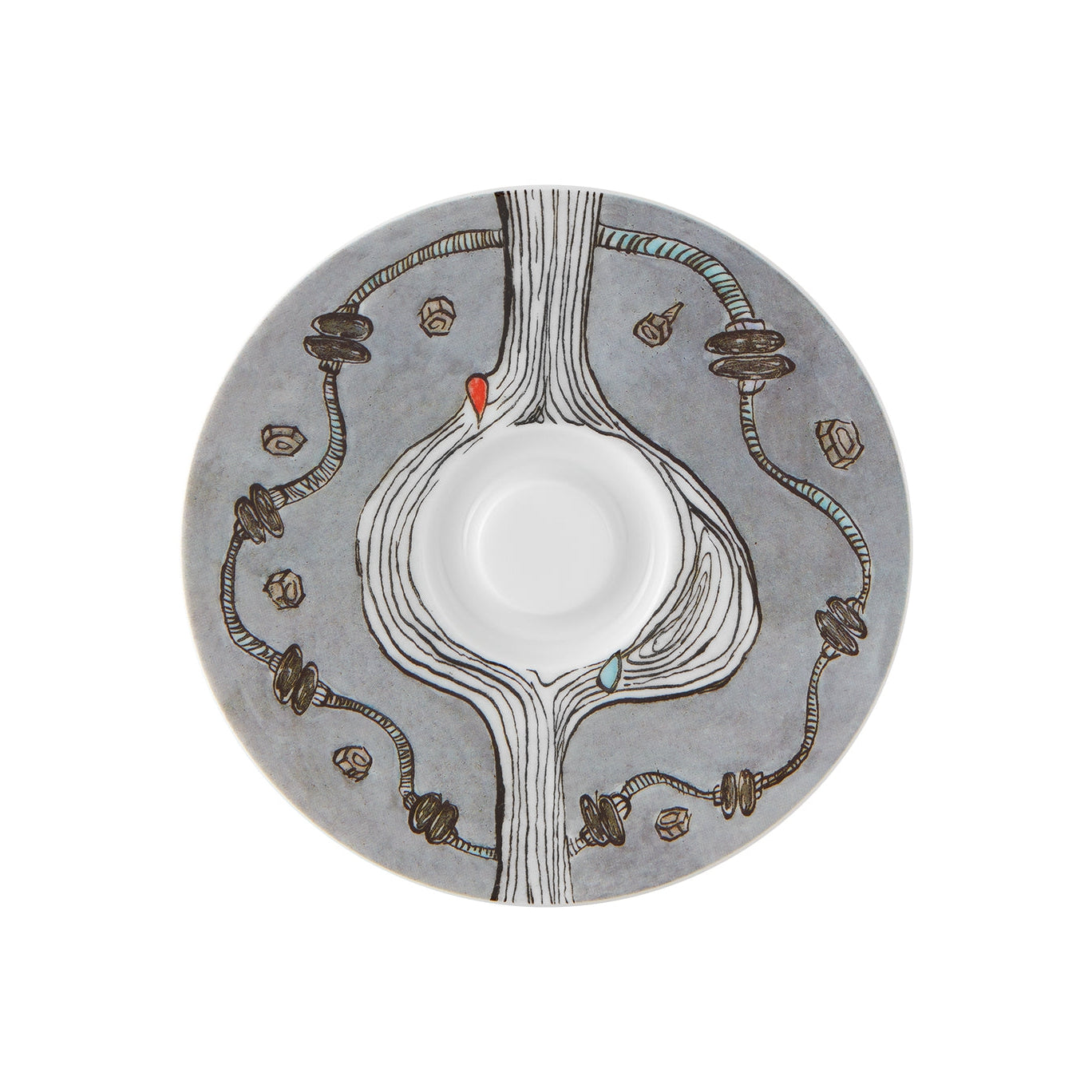 Vista Alegre Escape Goat Espresso cup and saucer XVII