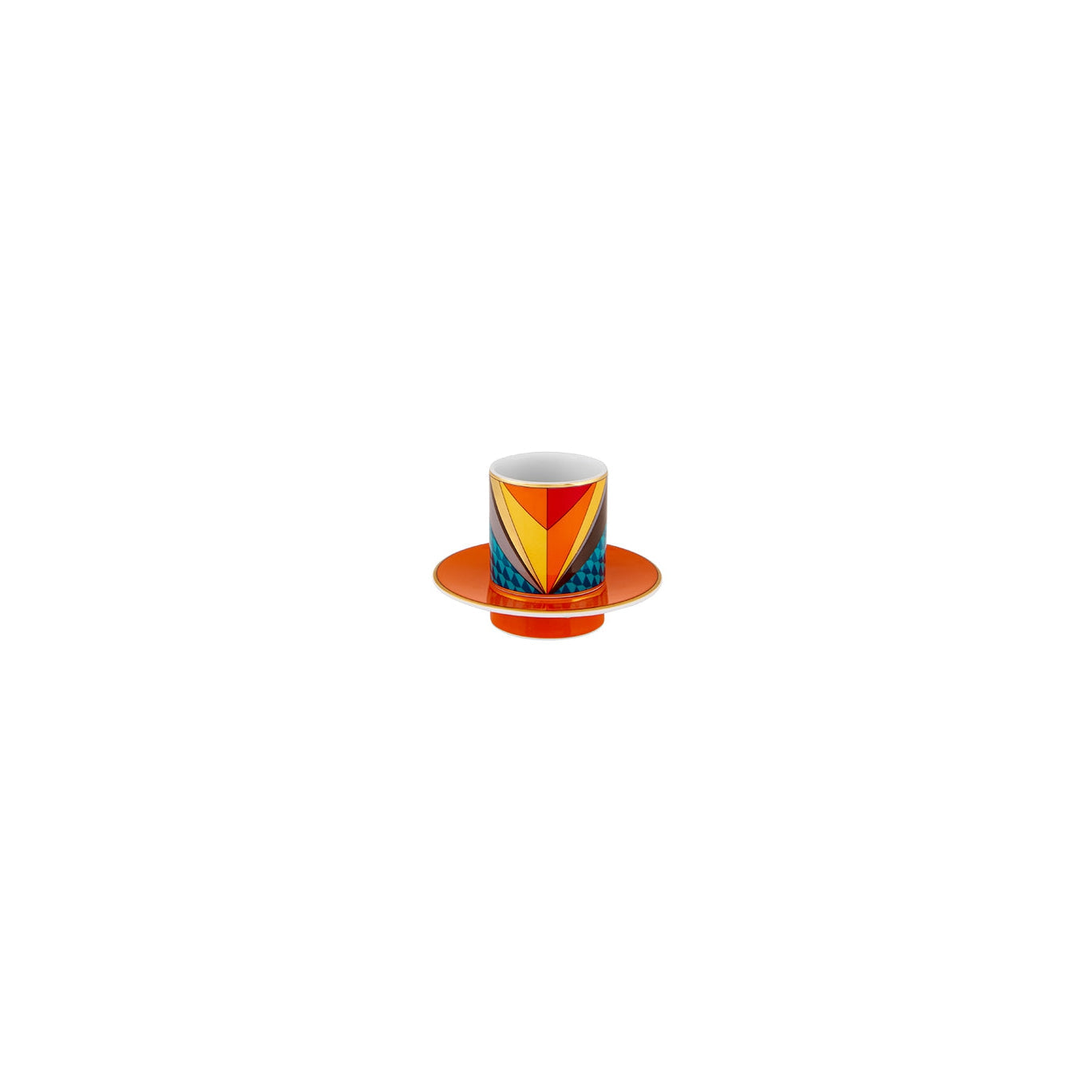 Vista Alegre Futurismo Espresso Cups And Saucers - Set of 4