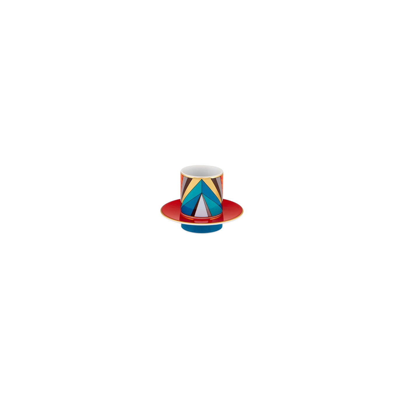 Vista Alegre Futurismo Espresso Cups And Saucers - Set of 4