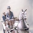 Lladro Bridal Carriage Couple Sculpture - Limited Edition