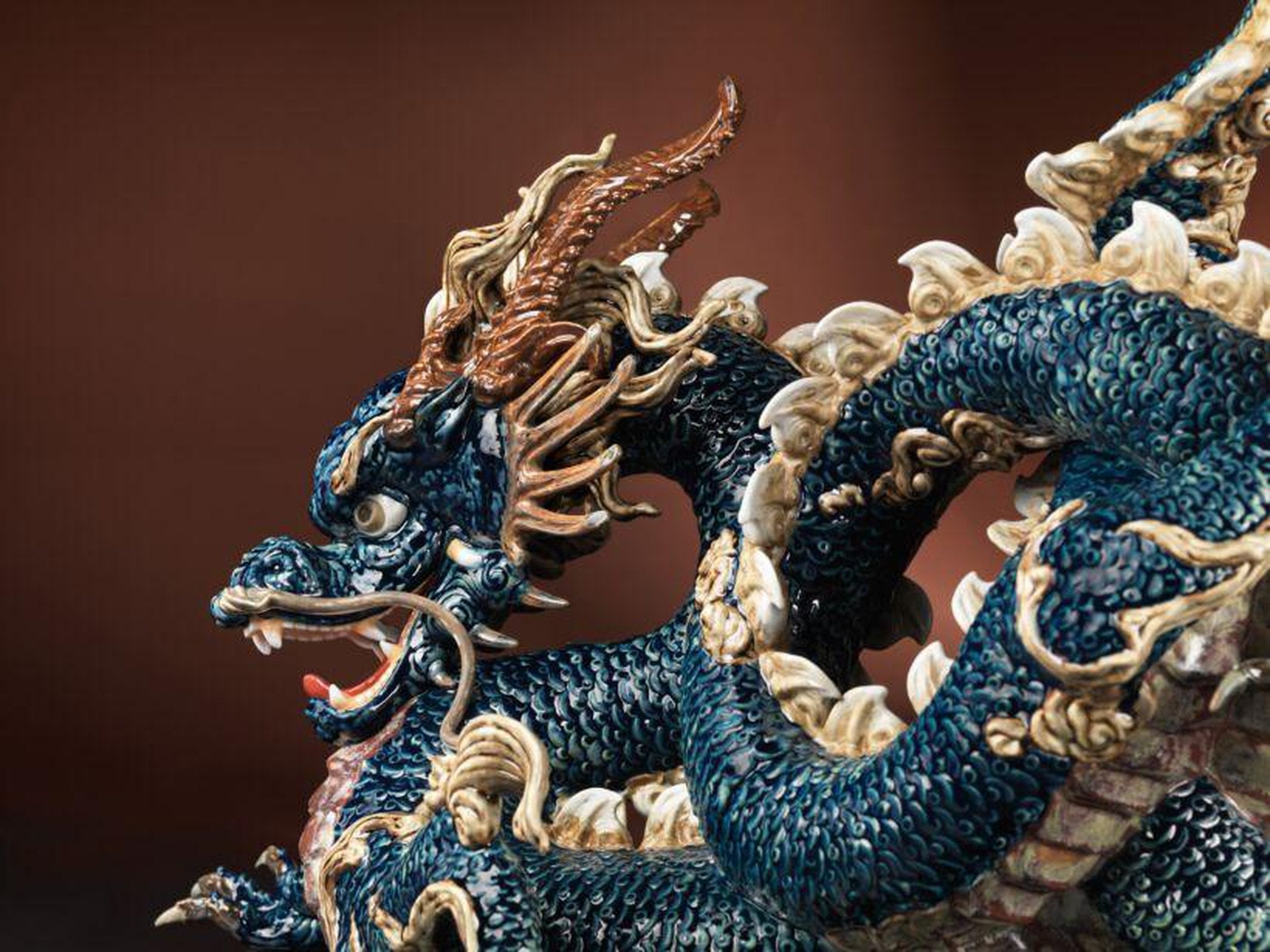 Lladro Great Dragon Sculpture Limited Edition