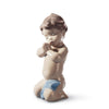 Lladro A Child's Prayer Boy Figurine