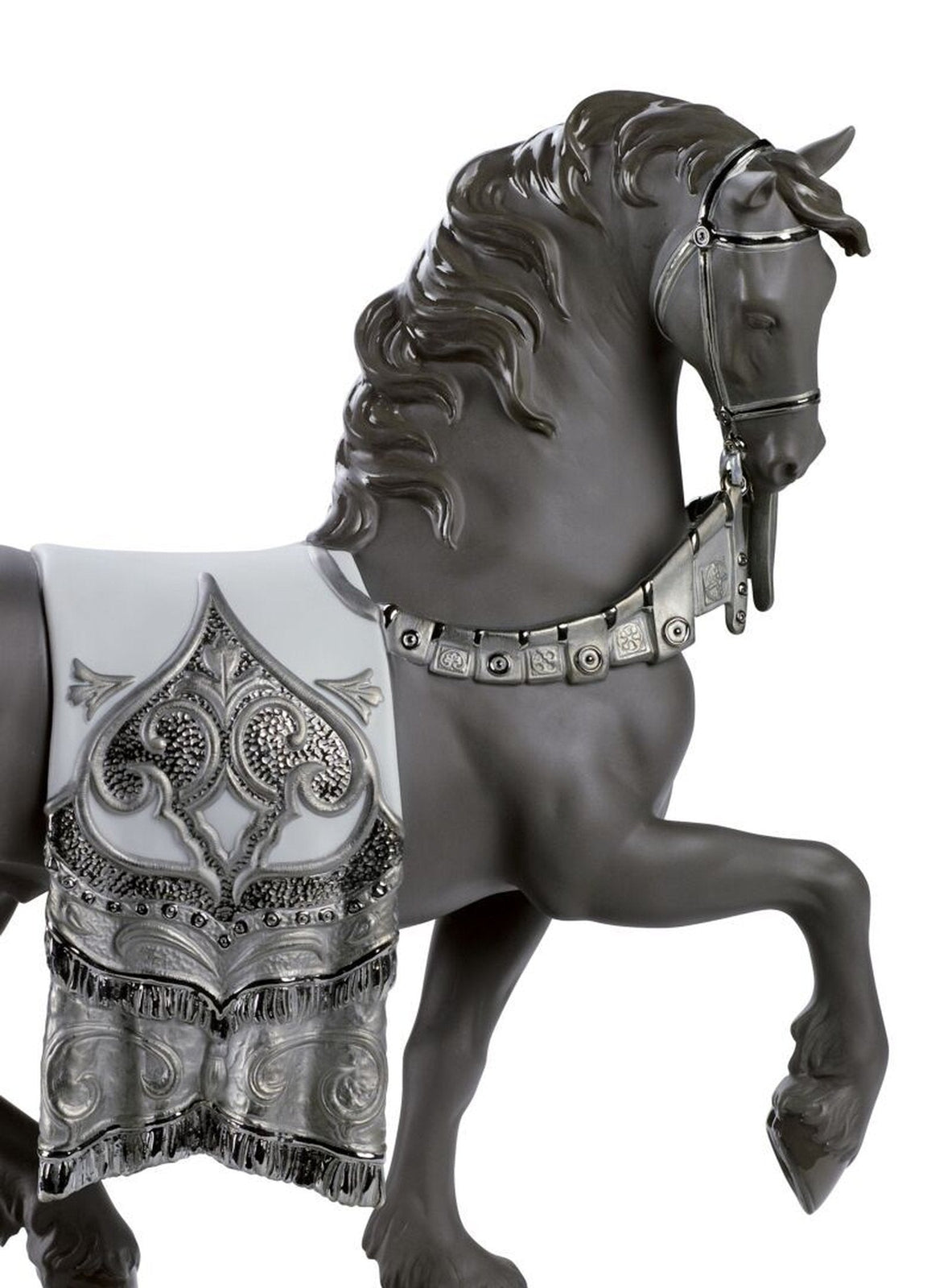 Lladro A Regal Steed Horse Sculpture