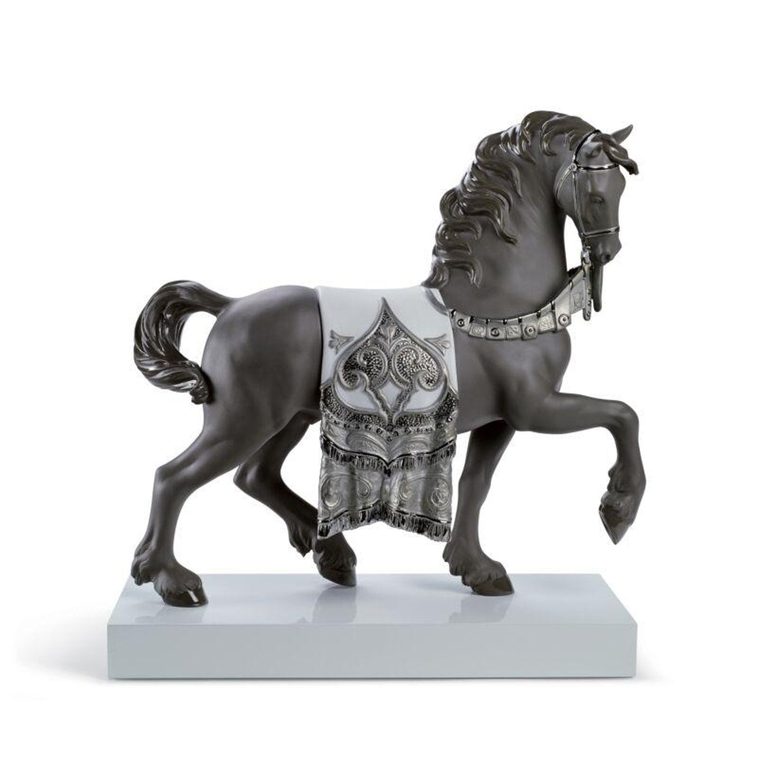 Lladro A Regal Steed Horse Sculpture