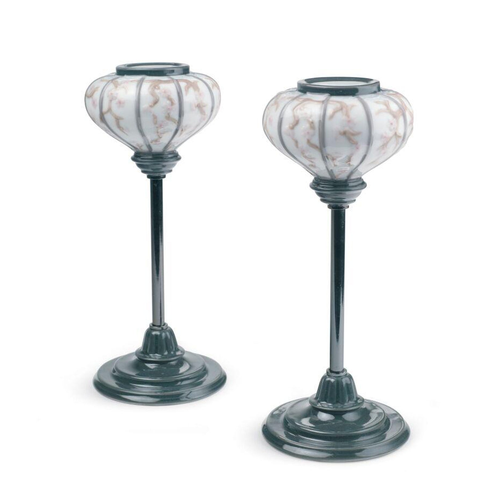 Lladro Japanese Lampstands Figurine