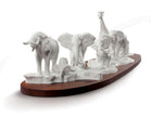 Lladro African Savannah Wild Animals Sculpture
