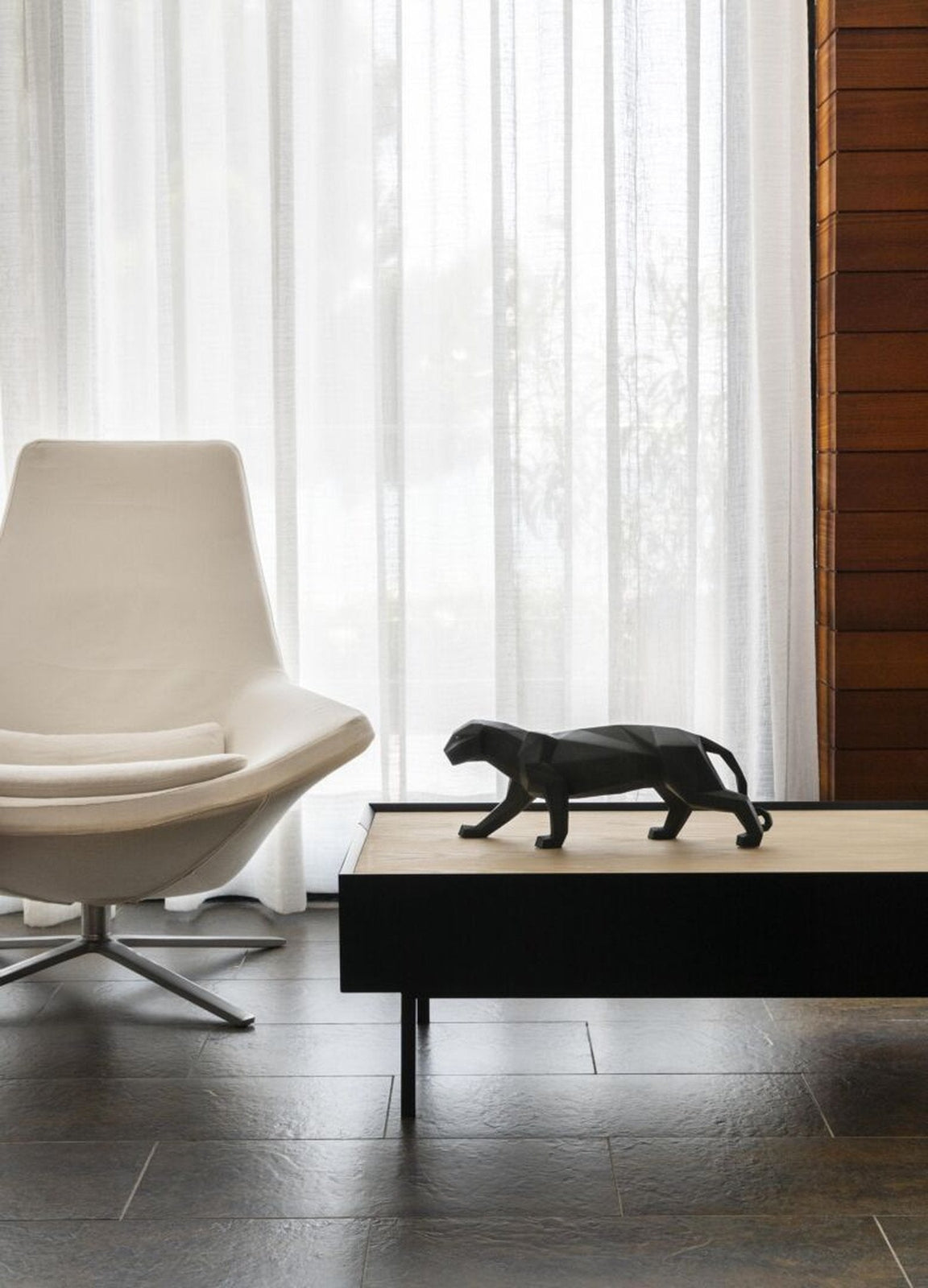 Lladro Panther Figurine