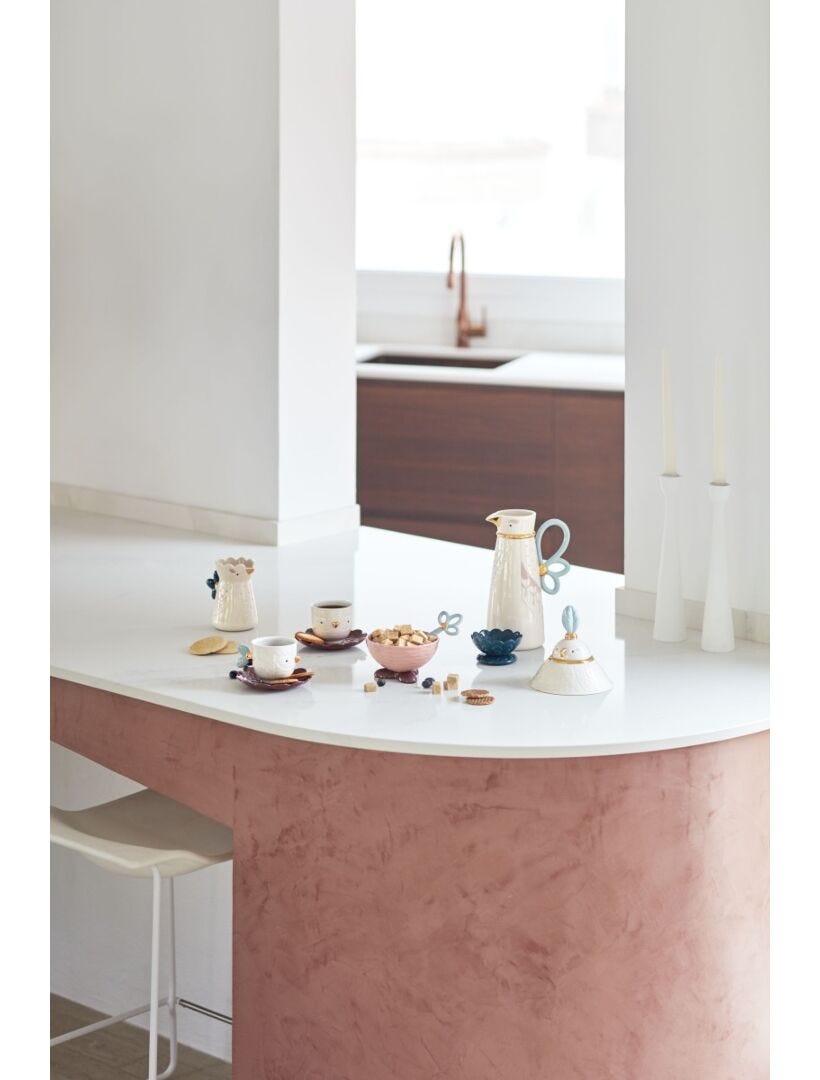 Lladro Coffee Set Kawki
