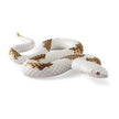 Lladro Snake white - copper