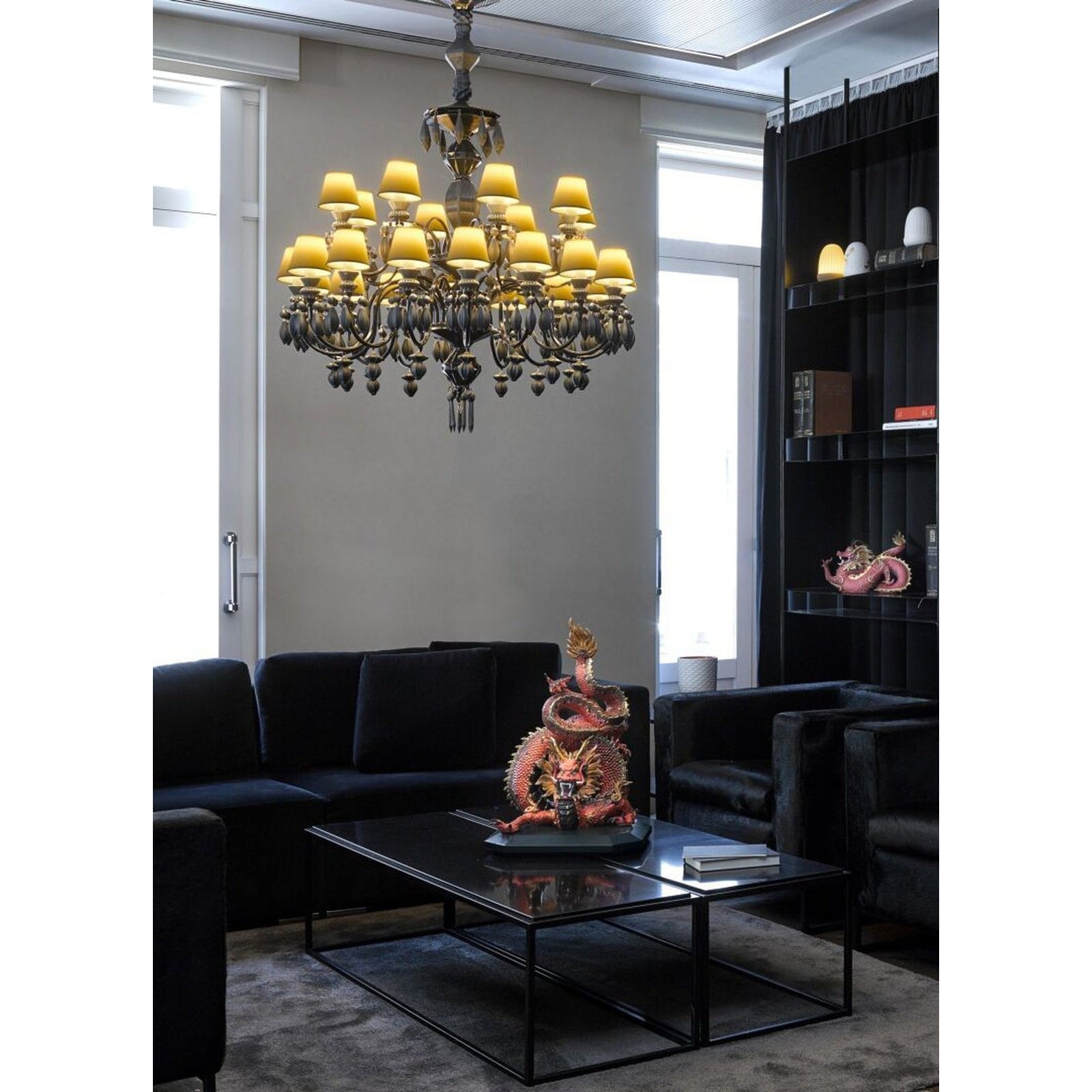 Lladro Belle de Nuit 24 Lights Chandelier US
