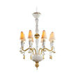 Lladro Ivy and Seed 8 Lights Chandelier Flat Model US