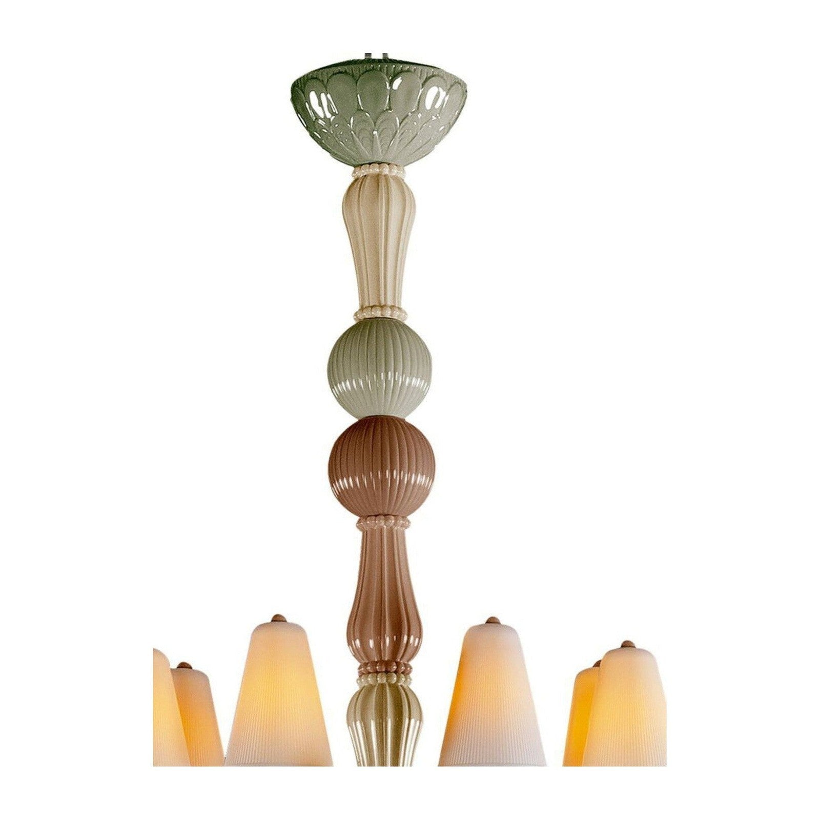 Lladro Ivy and Seed 32 Lights Chandelier Flat Model US - Large