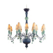Lladro Ivy and Seed 16 Lights Chandelier Flat Model US