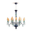 Lladro Ivy and Seed 16 Lights Chandelier Flat Model US