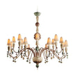Lladro Ivy and Seed 16 Lights Chandelier Flat Model US