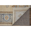 Feizy Karina 69G6F Transitional Floral & Botanical Rug in Ivory/Blue/Tan