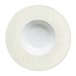 Raynaud Mineral Irise Rim Plate Deep With Engraved Rim