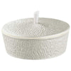 Raynaud Mineral Irise Pearl Grey Covered Sugar Bowl