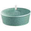 Raynaud Mineral Irise Turquoise Covered Sugar Bowl