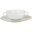 Raynaud Monceau Orange Abricot Cream Soup Saucer