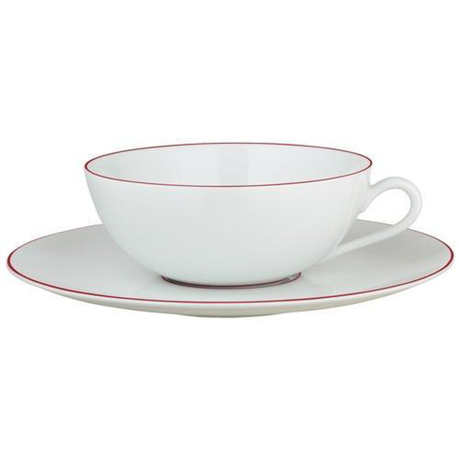 Raynaud Monceau Rouge Red Tea Saucer Extra