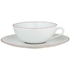 Raynaud Monceau Rouge Red Tea Saucer Extra