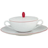 Raynaud Monceau Rouge Red Cover For Cream Soup Cup