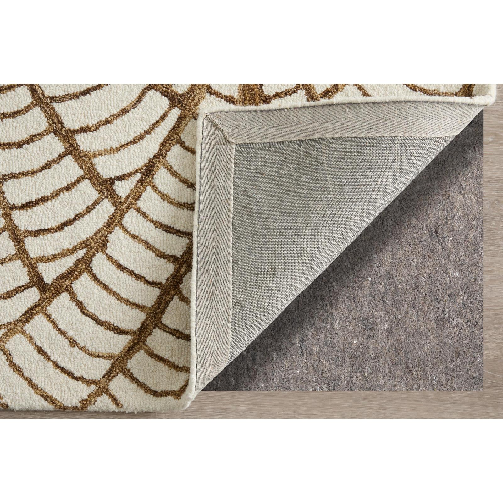 Feizy Wallace 8A44F Modern Ikat Rug in White/Brown