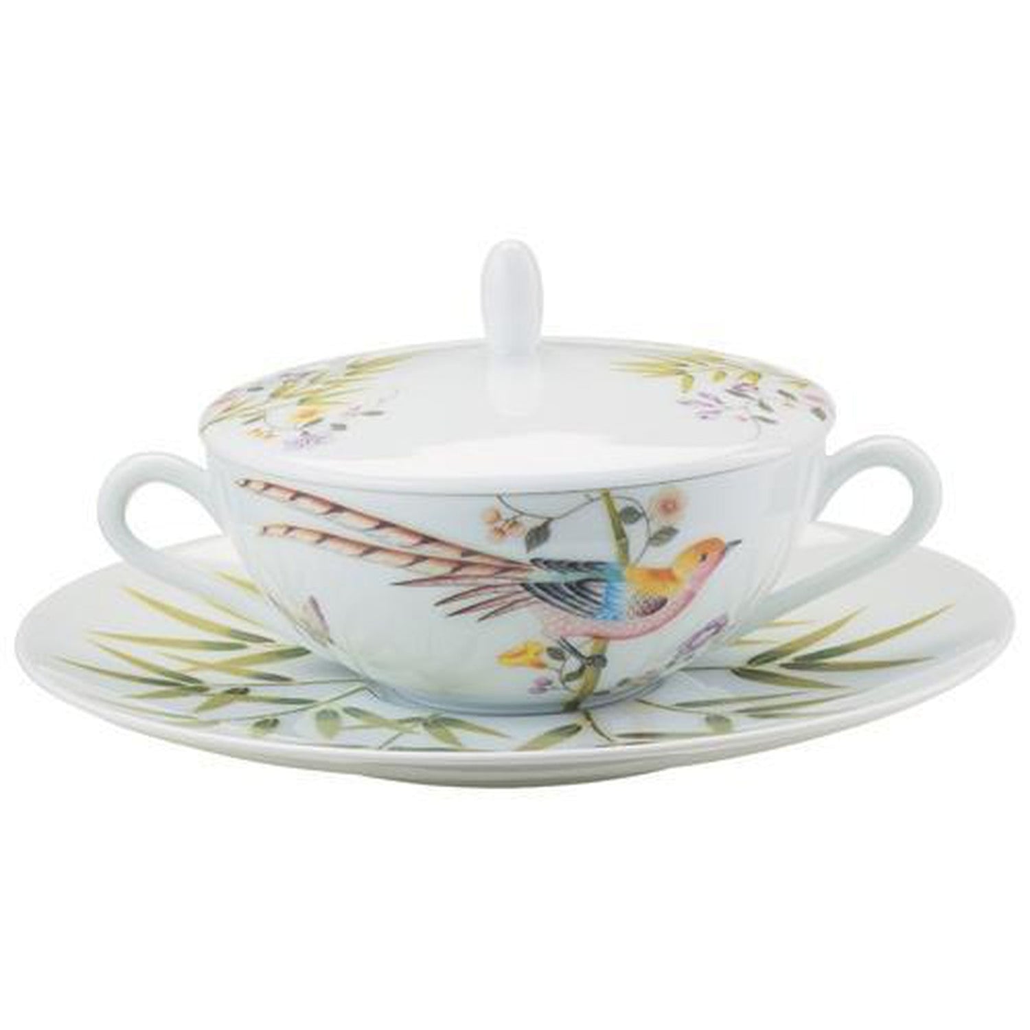 Raynaud Paradis White Cream Soup Saucer