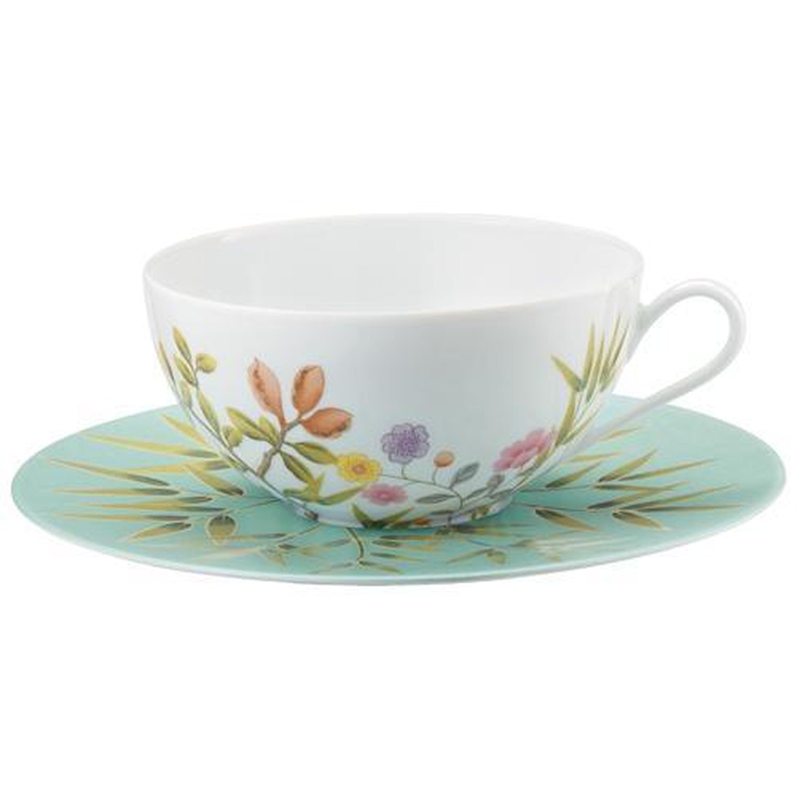 Raynaud Paradis Turquoise Breakfast Saucer