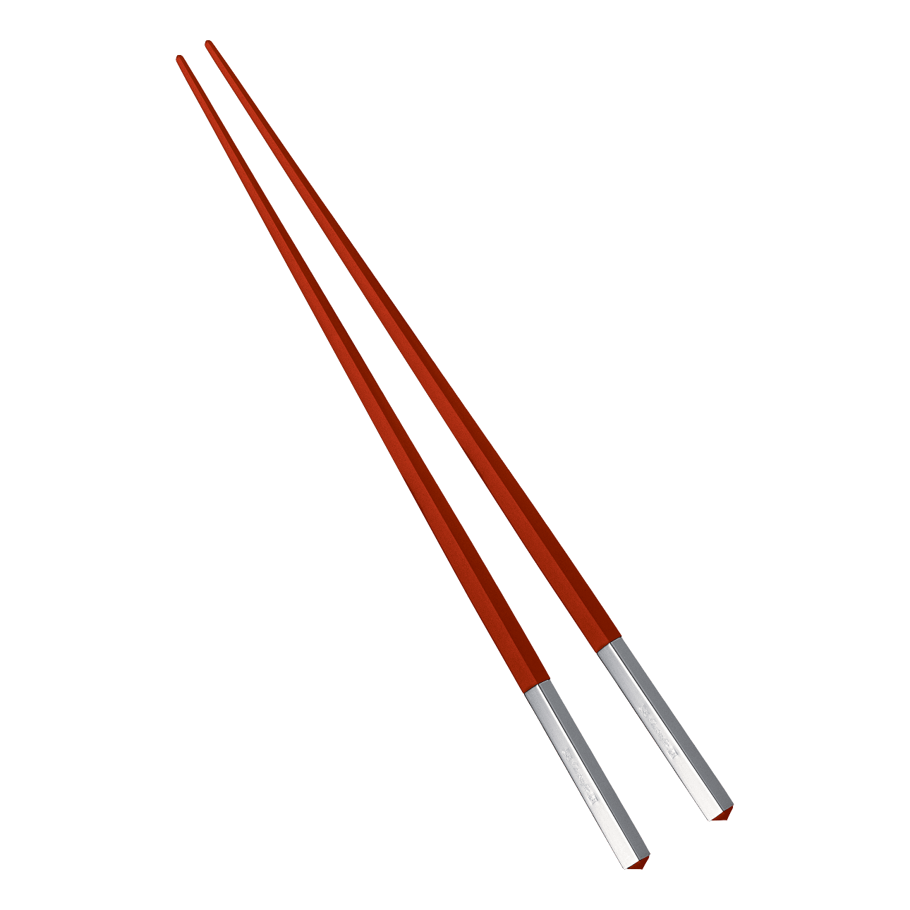 Christofle Uni Silver Plated Japanese Chopsticks - Set of 2