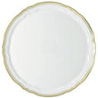 Raynaud Polka Or/Gold Round Flat Cake Plate
