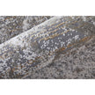 Feizy Waldor 39NDF Modern Abstract in Gray/Silver/Taupe