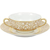 Raynaud Tolede Or/Gold White Cream Soup Saucer
