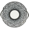 Raynaud Tolede Platinum White Cake Dish With Hands