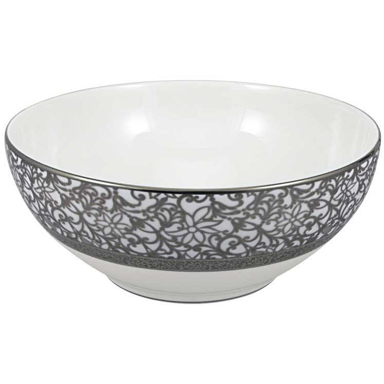 Raynaud Tolede Platinum White Salad Bowl