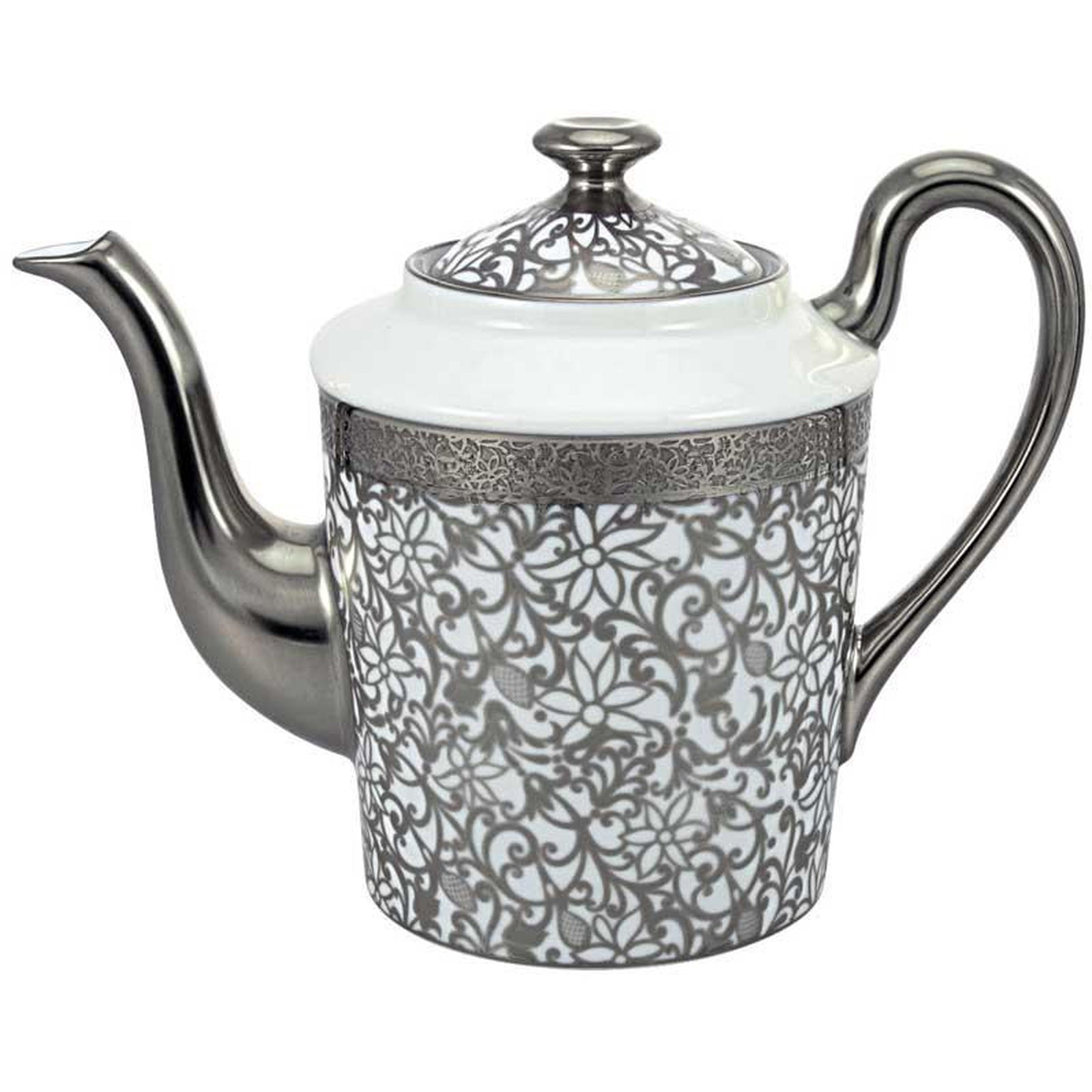 Raynaud Tolede Platinum White Coffee Pot