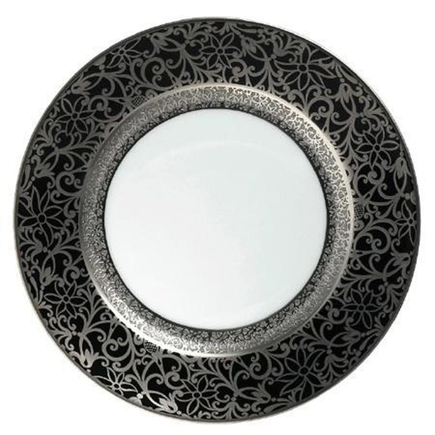 Raynaud Tolede Platinum Black Tea Saucer Extra