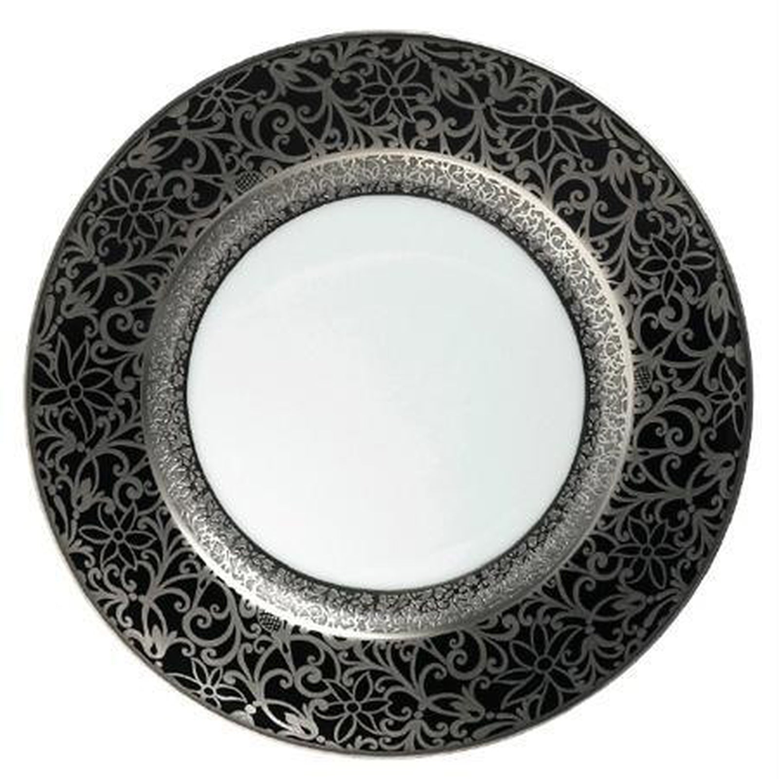 Raynaud Tolede Platinum Black Tea Saucer Extra