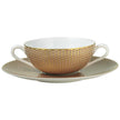 Raynaud Tresor Beige Motif N°1 Cream Soup Cup Beige